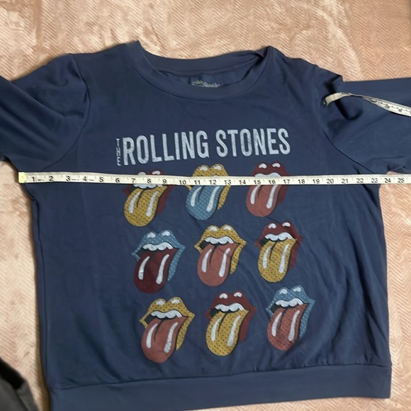 Rolling Stones brand sweater in slate blue - Picture 5 of 7